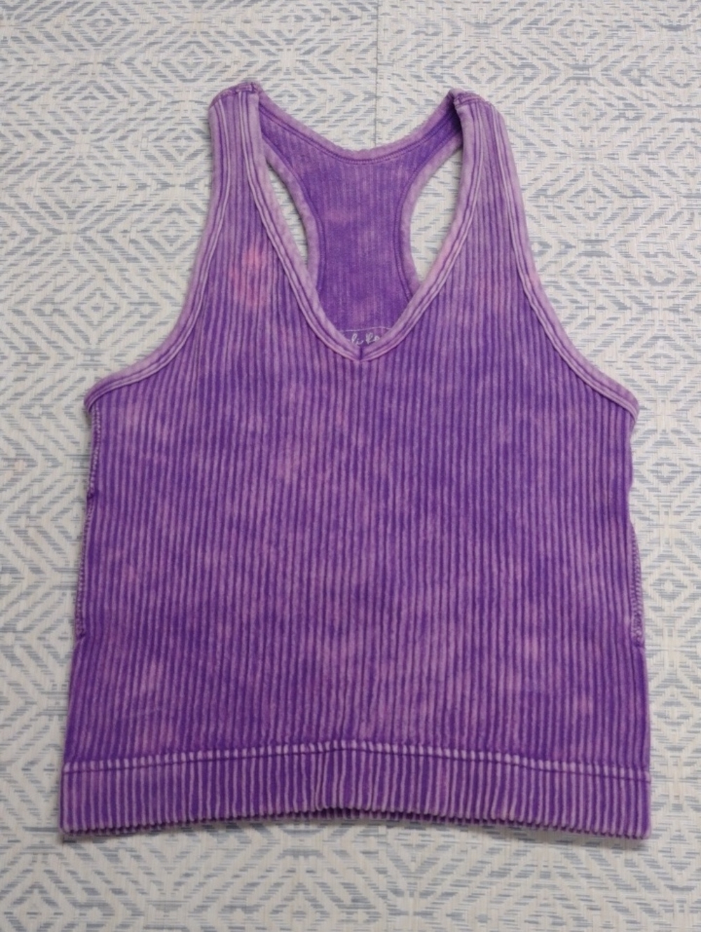 Kali Rose Lavender Ribbed Racerback Tank